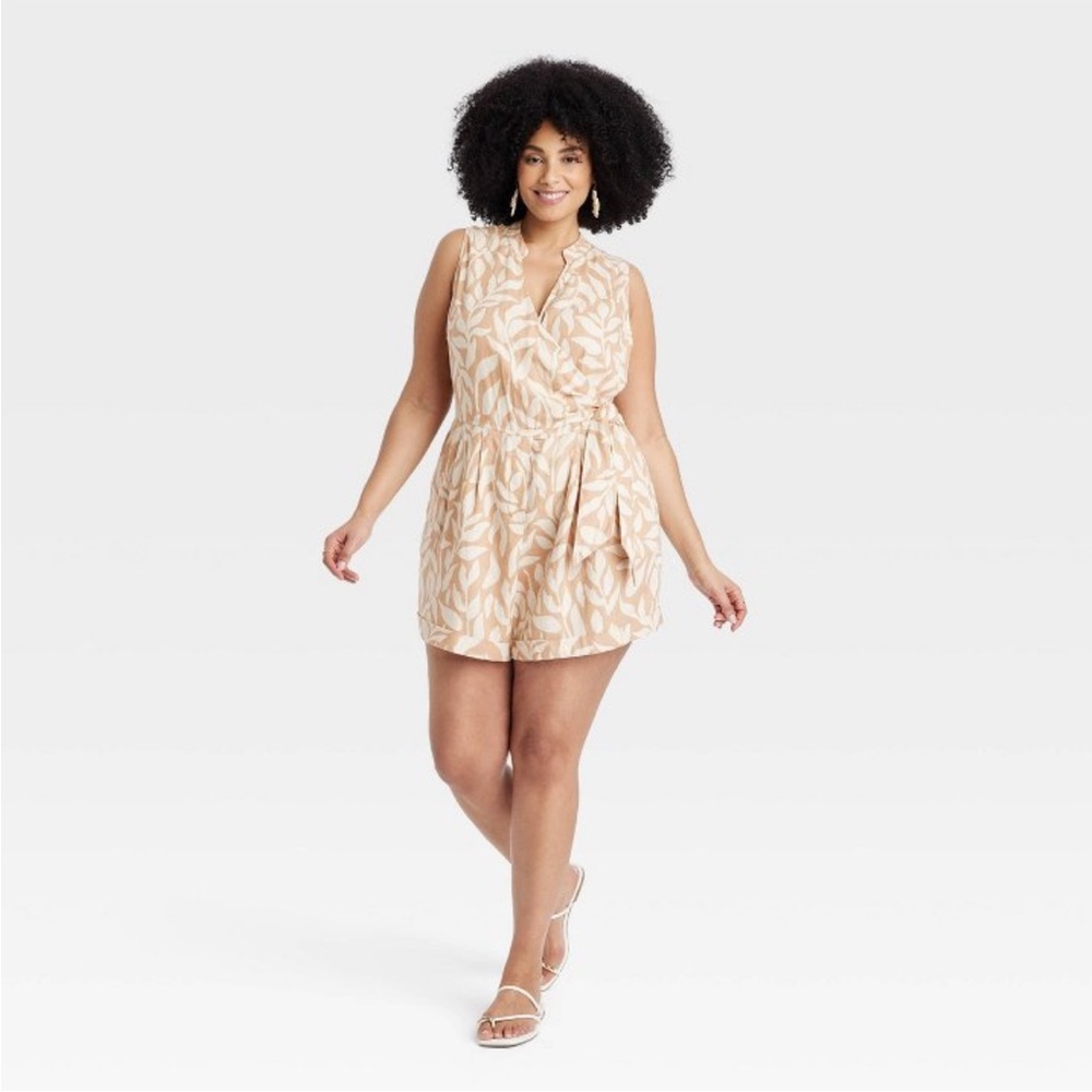 A New Day Linen Romper